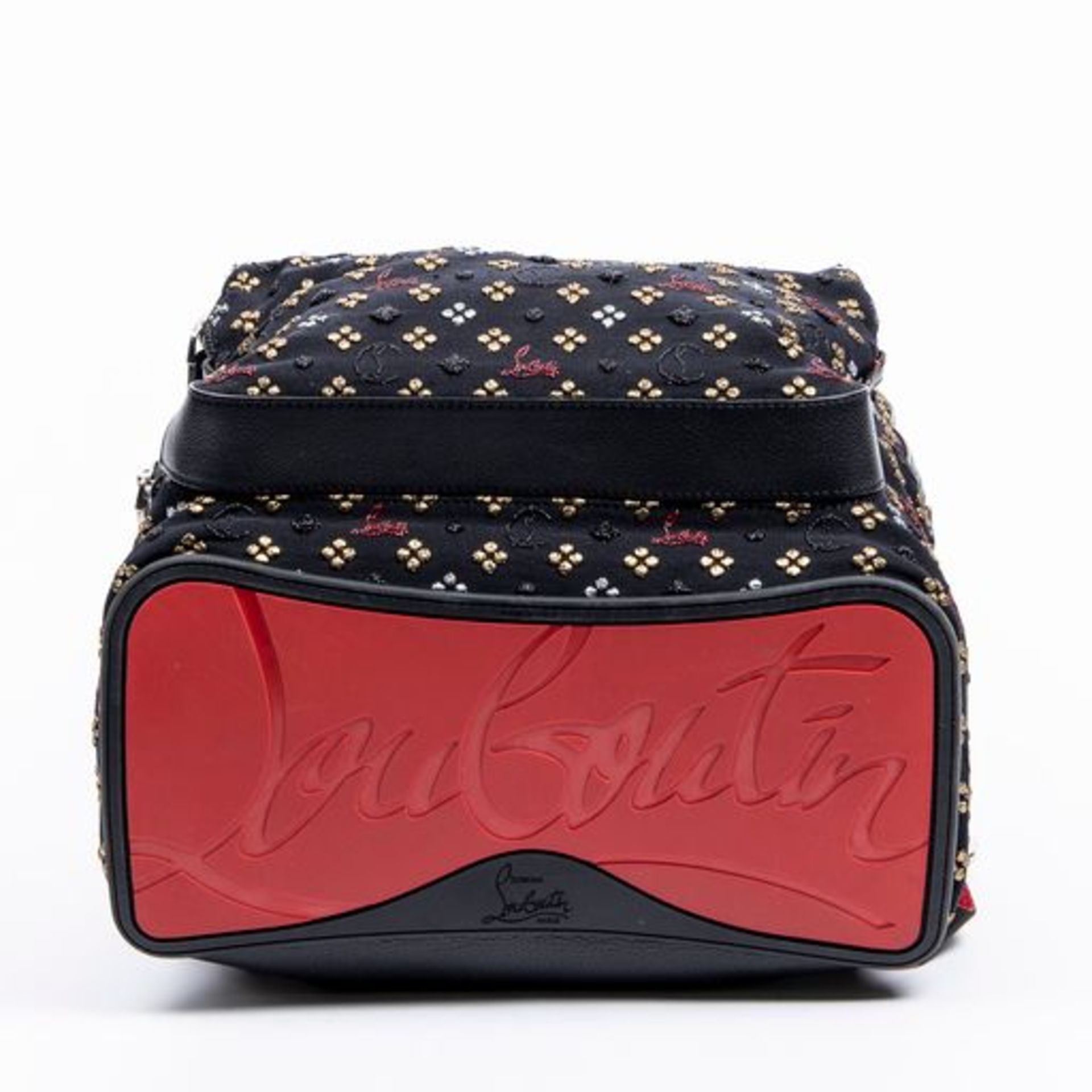 RRP £1550 Christian Louboutin Backloubi Jacquard Backpack Black - AAS3178 - Grade A - (Bags Are - Image 3 of 4