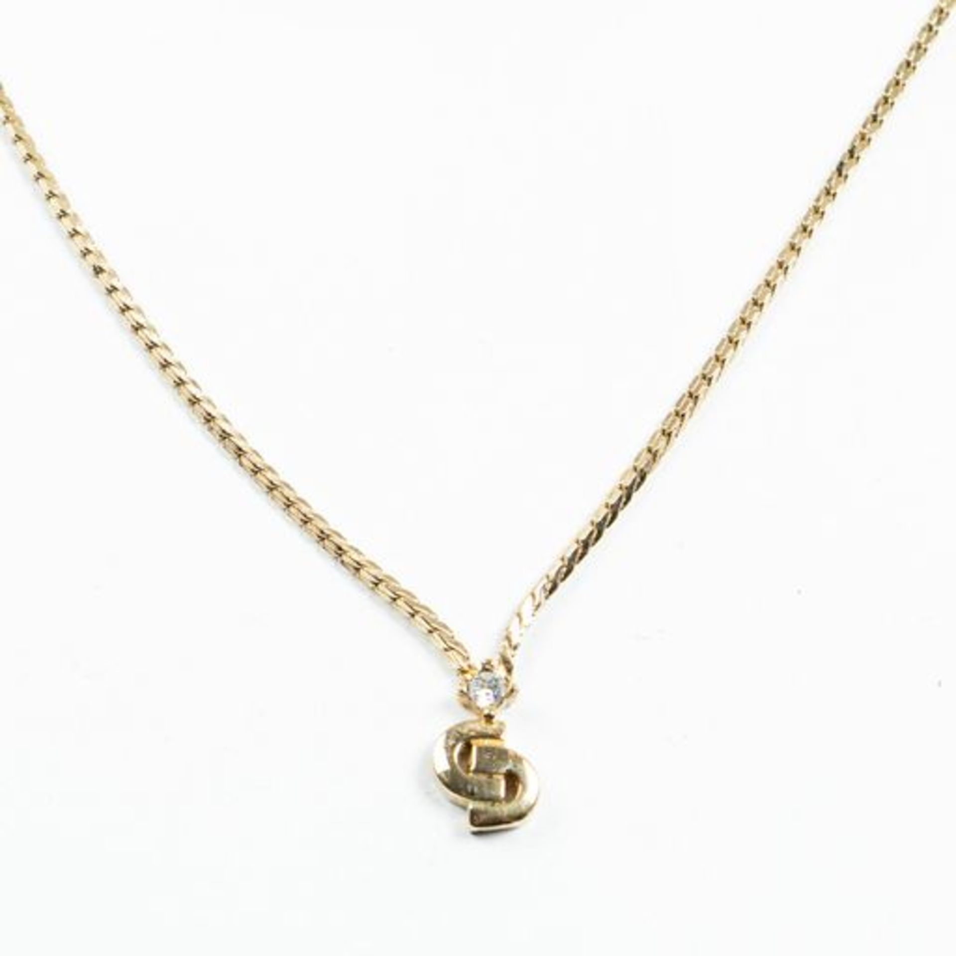 RRP £825 Dior Logo Necklace Gold - AAR2369 - Grade A - (Bags Are Not On Site, Please Email For - Image 2 of 3