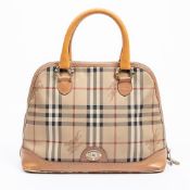 RRP £760 Burberry Burberrys Vintage Dome Handbag Beige/Brown/Orange - AAR0321 - Grade AB - (Bags Are