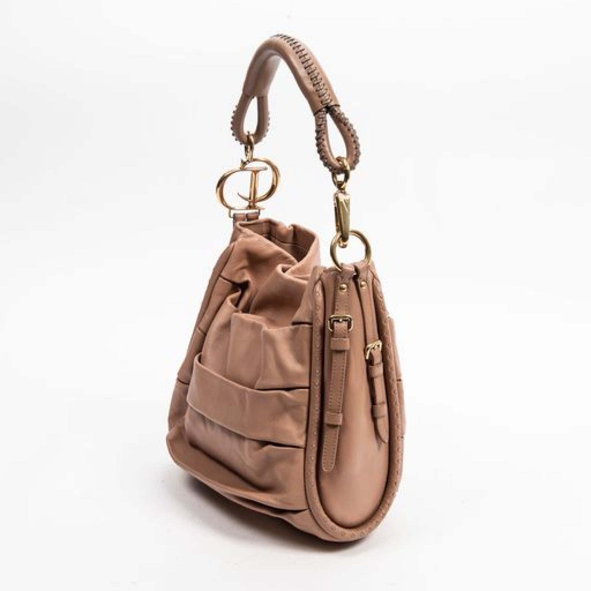 RRP £950 Dior Pleated Hobo Shoulder Bag Beige - AAQ9527 - Grade A - (Bags Are Not On Site, Please - Image 2 of 7