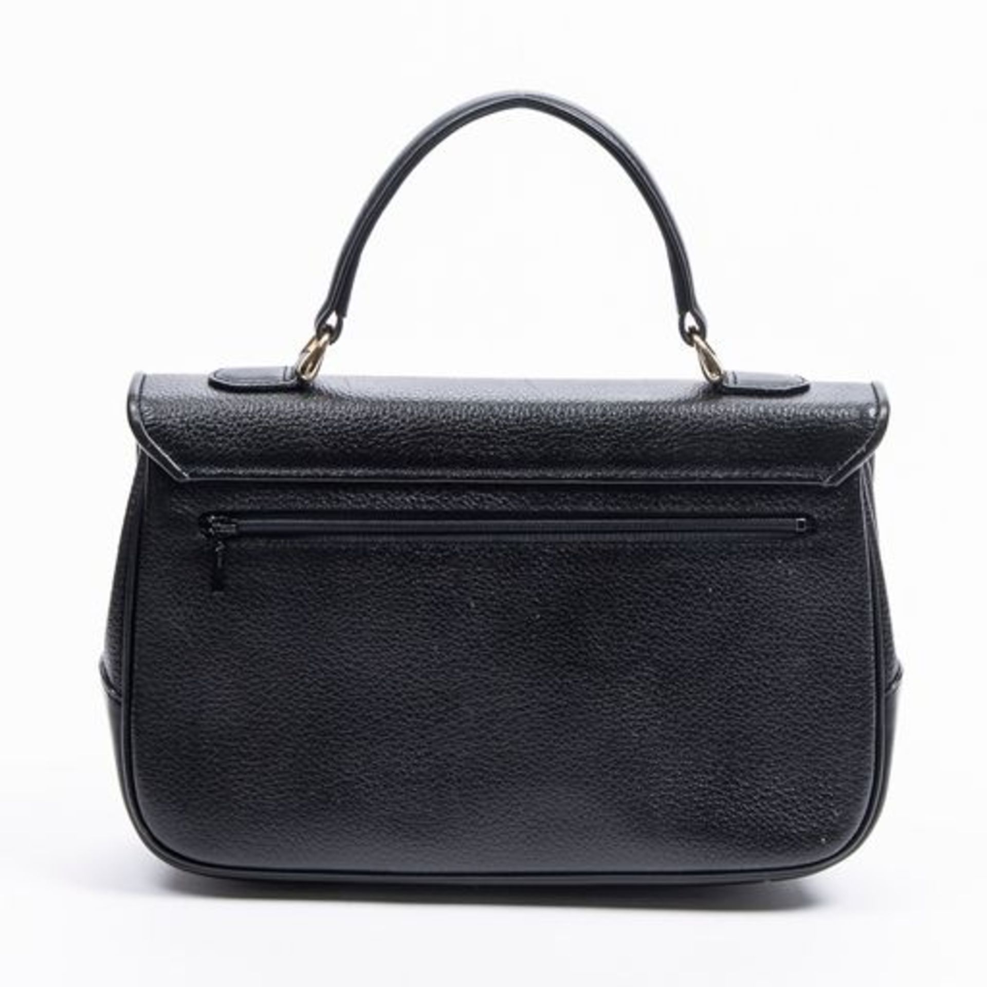 RRP £725 Burberry Burberrys Front Flap Top Handle Handbag Black - AAR9905 - Grade A - (Bags Are - Image 2 of 4