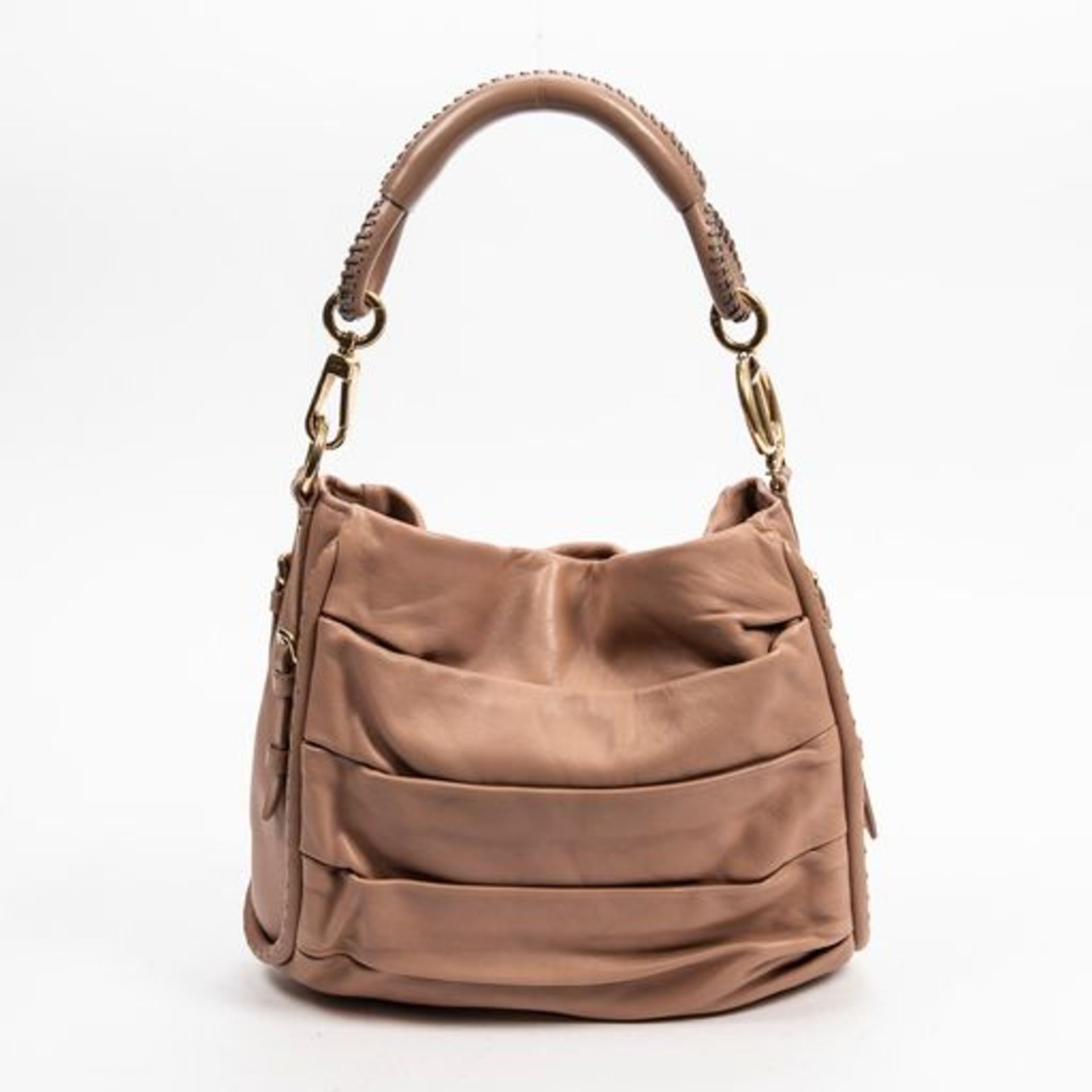 RRP £950 Dior Pleated Hobo Shoulder Bag Beige - AAQ9527 - Grade A - (Bags Are Not On Site, Please - Image 5 of 7