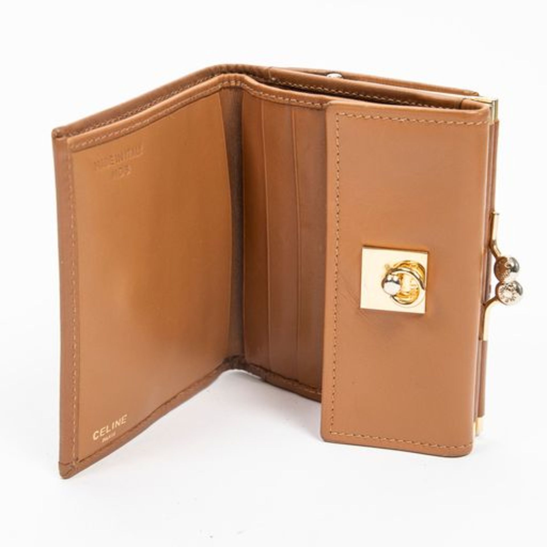 RRP £625 Celine Vintage Compact Trifold Wallet Brown - AAR1182 - Grade AB - (Bags Are Not On Site, - Image 2 of 3