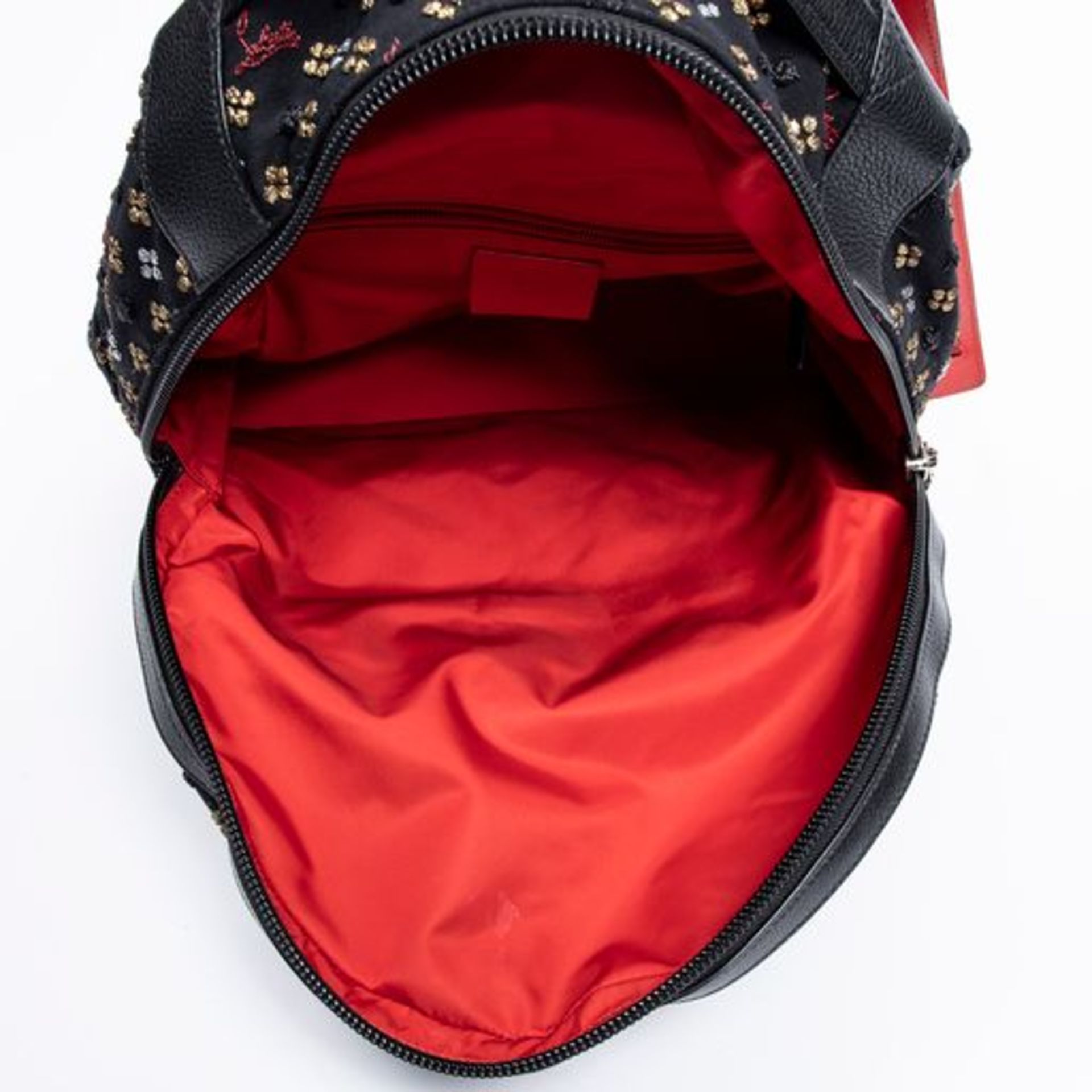RRP £1550 Christian Louboutin Backloubi Jacquard Backpack Black - AAS3178 - Grade A - (Bags Are - Image 4 of 4