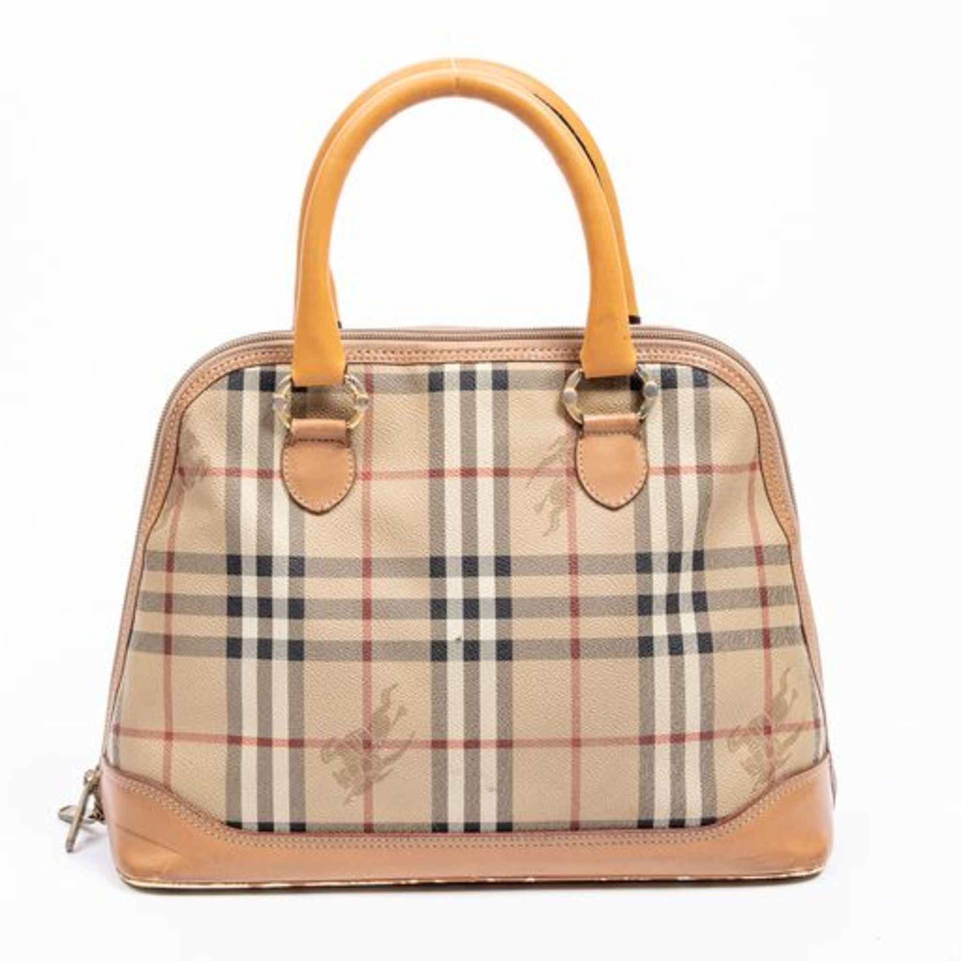 RRP £760 Burberry Burberrys Vintage Dome Handbag Beige/Brown/Orange - AAR0321 - Grade AB - (Bags Are - Image 2 of 6