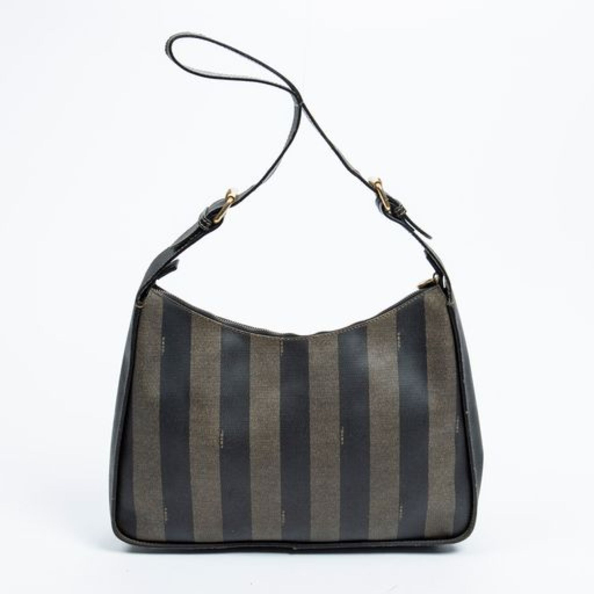 RRP £845 Fendi Vintage Hobo Shoulder Bag Khaki/Black - AAQ9876 - Grade AB - (Bags Are Not On Site, - Image 5 of 7