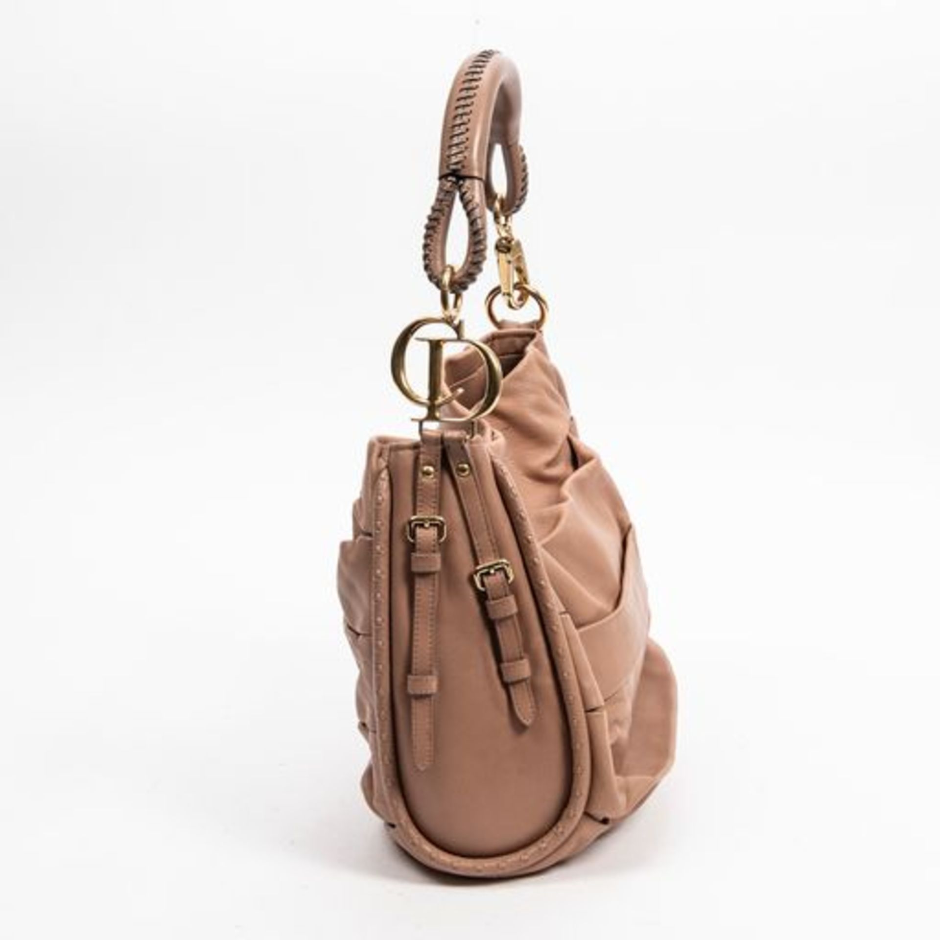 RRP £950 Dior Pleated Hobo Shoulder Bag Beige - AAQ9527 - Grade A - (Bags Are Not On Site, Please - Image 4 of 7