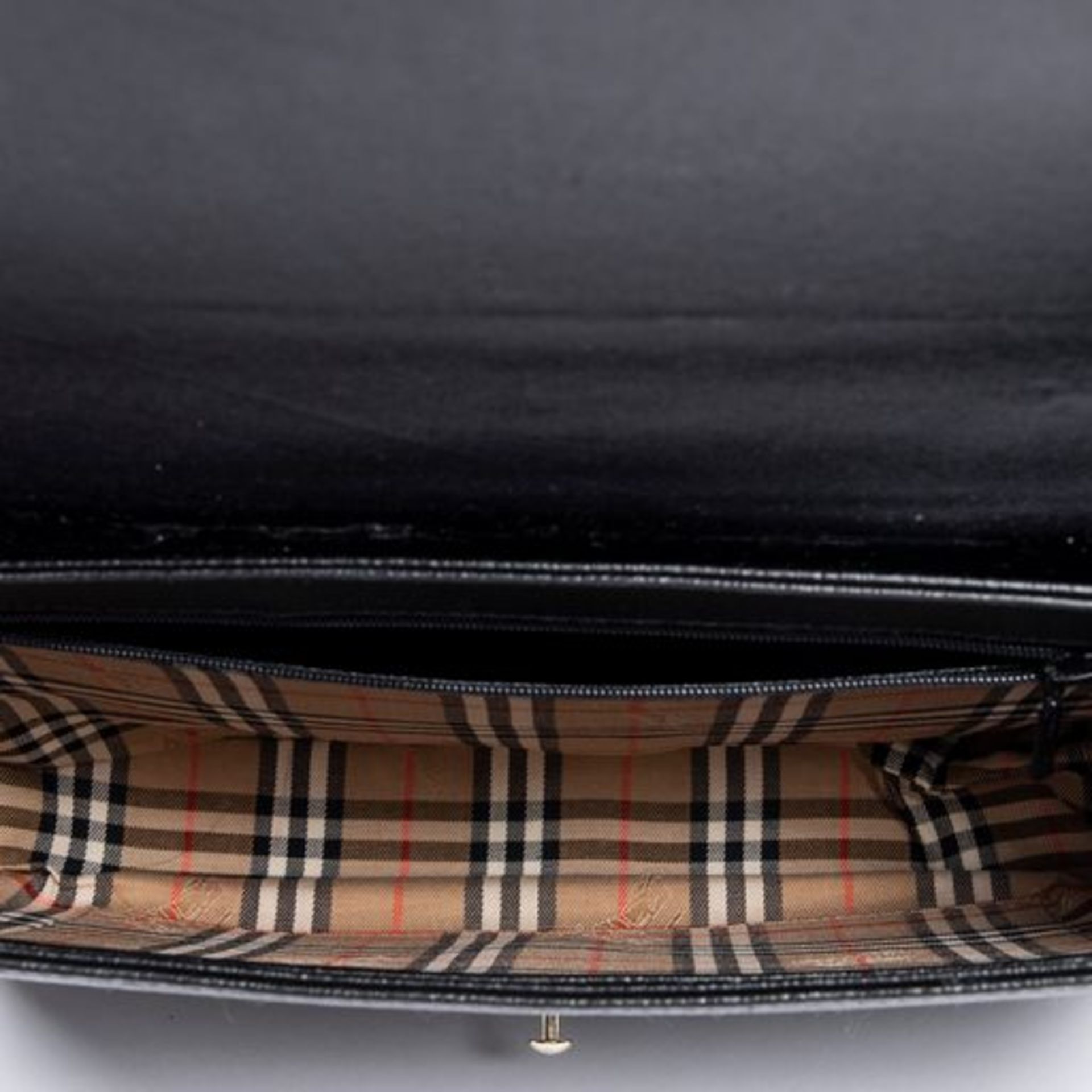 RRP £725 Burberry Burberrys Front Flap Top Handle Handbag Black - AAR9905 - Grade A - (Bags Are - Image 4 of 4