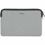 (Jb) RRP £240 Lot To Contain 6 Cote And Ceil Zippered Soft Grey Fabric Laptop Protective Sleeves