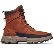 RRP £150 Men'S Boxed Timberland Originals Six In Boot Rust Full Grain Boots (Jg) Size 13