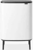 (Jb) RRP £195 Lot To Contain 1 Boxed Brabantia Bo Touch Bin With 2 Inner Buckets (2 X 30L) (2667109)