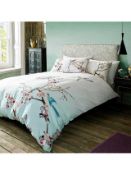 RRP £110 Bagged Ted Baker Flight Off The Orient Super King Multi Duvet (Jg)