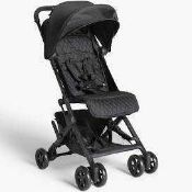 RRP £110 Boxed John Lewis Compact Stroller In Black (Jg)