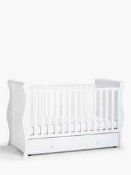 (Jb) RRP £170 Lot To Contain 1 Boxed John Lewis And Partners Rachel Sleigh Cot Bed (01474126)