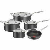 RRP £300 Boxed Jamie Oliver Tefal 5 Piece Pan Set (Jg)