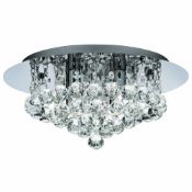 RRP £160 1 Boxed Searchlight Hanna Bathroom Flush Ceiling Light