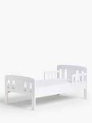 (Jb) RRP £150 Lot To Contain 1 Boxed John Lewis And Partners Boris Toddler Bed In White (No Tag)
