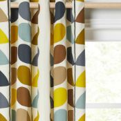 (Jb) RRP £120 Lot To Contain 1 Bagged Orla Kiely House Pair Of Fully Lined Curtains In Multi Stem De