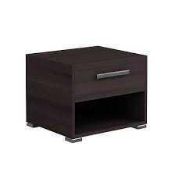 (Db) £85 Lot To Contain One Boxed Dolce Wooden Bedside Cabinet In Vulcano Oak With 1 Drawer. 38.50Cm