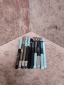 (Jb) RRP £170 Lot To Contain 10 Testers Of Assorted Premium Clinique Makeup Pencils All Ex-Display A