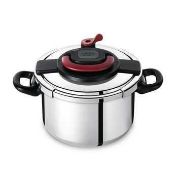 RRP £130 Boxed Tefal Clipso Minute Easy Pressure Cooker (Jg)