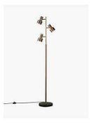 (Jb) RRP £115 Lot To Contain 1 Bagged John Lewis And Partners Shelby 3 Light Floor Standing Lamp (15