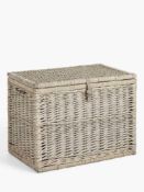 (Jb) RRP £100 Lot To Contain 1 Unpackaged John Lewis And Partners Woven Willow Hand Crafted Storage