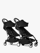 RRP £90 Bagged Baby Zen Yo-Yo Pram Colour Pack In Black (Jg)