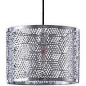 RRP £120 To Contain 3 Boxed Wayfair Lighting Items Including 1 Metal Drum Pendant Shade, 1 Napier 32