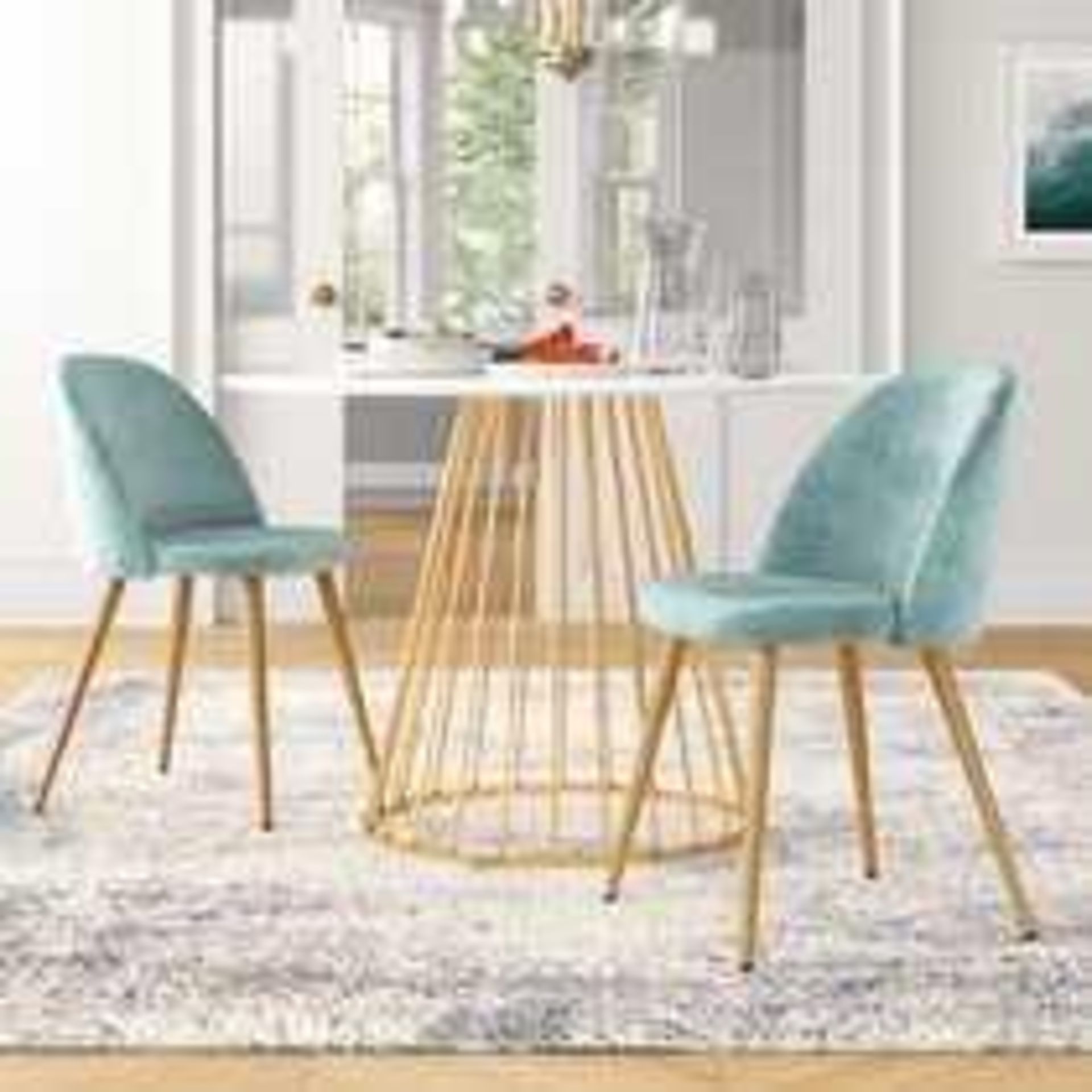 (Jb) RRP £170 Lot To Contain 1 Boxed Wayfair Chattooga Upholstered Designer Dining Chair