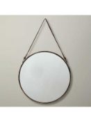 (Jb) RRP £125 Lot To Contain 1 Boxed John Lewis And Partners Ronda Round Hanging Mirror 50Cm (273380