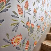 (Jb) RRP £140 Lot To Contain 2 Packaged Rolls Of Assorted Harlequin Wallpaper To Include Cayo Design