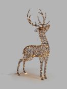 RRP £100 Boxed John Lewis Indoor Outdoor Led Stag (Jg)