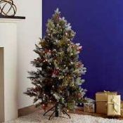 (Jb) RRP £270 Lot To Contain 1 Boxed 5Ft Alison Cork Sugar Spruce Christmas Tree