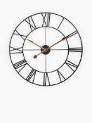 (Jb) RRP £200 Lot To Contain 2 John Lewis And Partners Wall Clocks To Include Cog Wheel Skeleton Clo