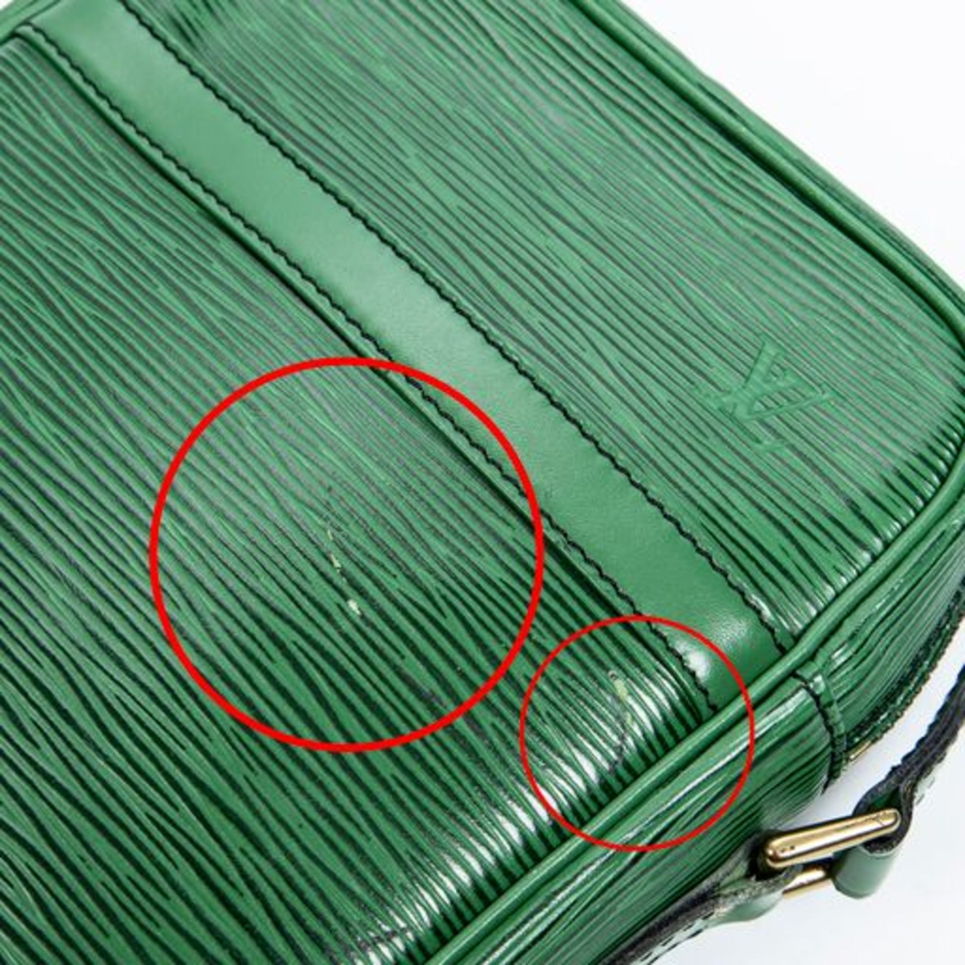 RRP £1000 Louis Vuitton Danube Black Stiching Shoulder Bag Green - AAR1855 - Grade A - (Bags Are Not - Image 3 of 5