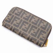 RRP £750 Fendi Zip Around Wallet Black/Khaki - AAR0750 - Grade AB - (Bags Are Not On Site, Please