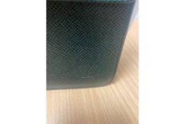 RRP £1750 Louis Vuitton Selenga Dark Green Calf Leather Taiga , Grade A, AAN0225 (Appraisals