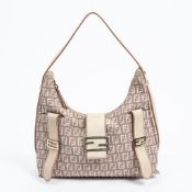 RRP £1050 Fendi Sweety Hobo Shoulder Bag Beige/Lilac - AAS6346 - Grade A - (Bags Are Not On Site,