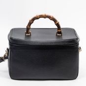 RRP £1125 Gucci Bamboo Vanity Shoulder Bag Black - AAR9977 - Grade A - (Bags Are Not On Site, Please