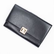 RRP £750 Fendi Stud Compact Trifold Wallet Black - AAR4399 - Grade A - (Bags Are Not On Site, Please