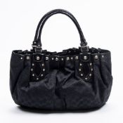 RRP £1125 Gucci Studded Pelham Tote Shoulder Bag Black - AAS0712 - Grade A - (Bags Are Not On