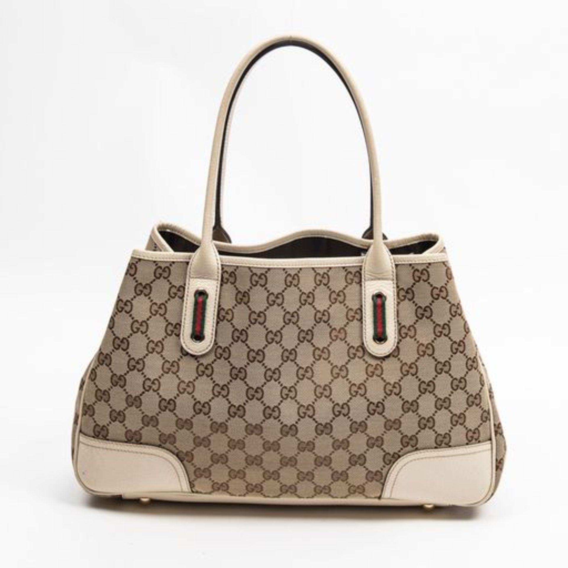 RRP £1030 Gucci Web Princy Tote Shoulder Bag Beige/Ivory - AAS2124 - Grade A - (Bags Are Not On - Image 3 of 7