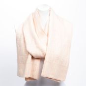 RRP £845 Fendi Logo Scarf Beige/Pink - AAS2530 - Grade A - (Bags Are Not On Site, Please Email For