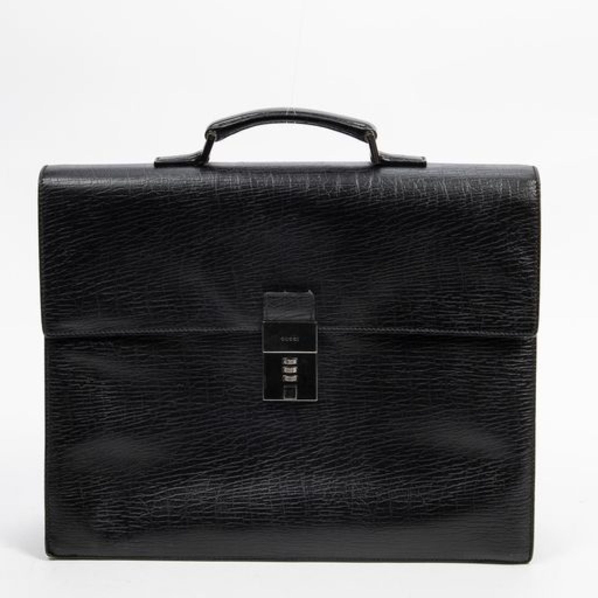 RRP £1070 Gucci Vintage Briefcase Shoulder Bag Black - AAR1391 - Grade A - (Bags Are Not On Site,