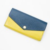 RRP £875 Louis Vuitton Bicolor Sarah Wallet Cyan/Citron - AAS5945 - Grade AA - (Bags Are Not On