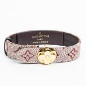 RRP £675 Louis Vuitton Good Luck Bracelet Bracelet Pink/Beige - AAR0722 - Grade AB - (Bags Are Not