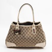 RRP £1030 Gucci Web Princy Tote Shoulder Bag Beige/Ivory - AAS2124 - Grade A - (Bags Are Not On