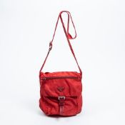 RRP £675 Prada Crossbody Flap Shoulder Bag Red - AAR1444 - Grad A - (Bags Are Not On Site, Please