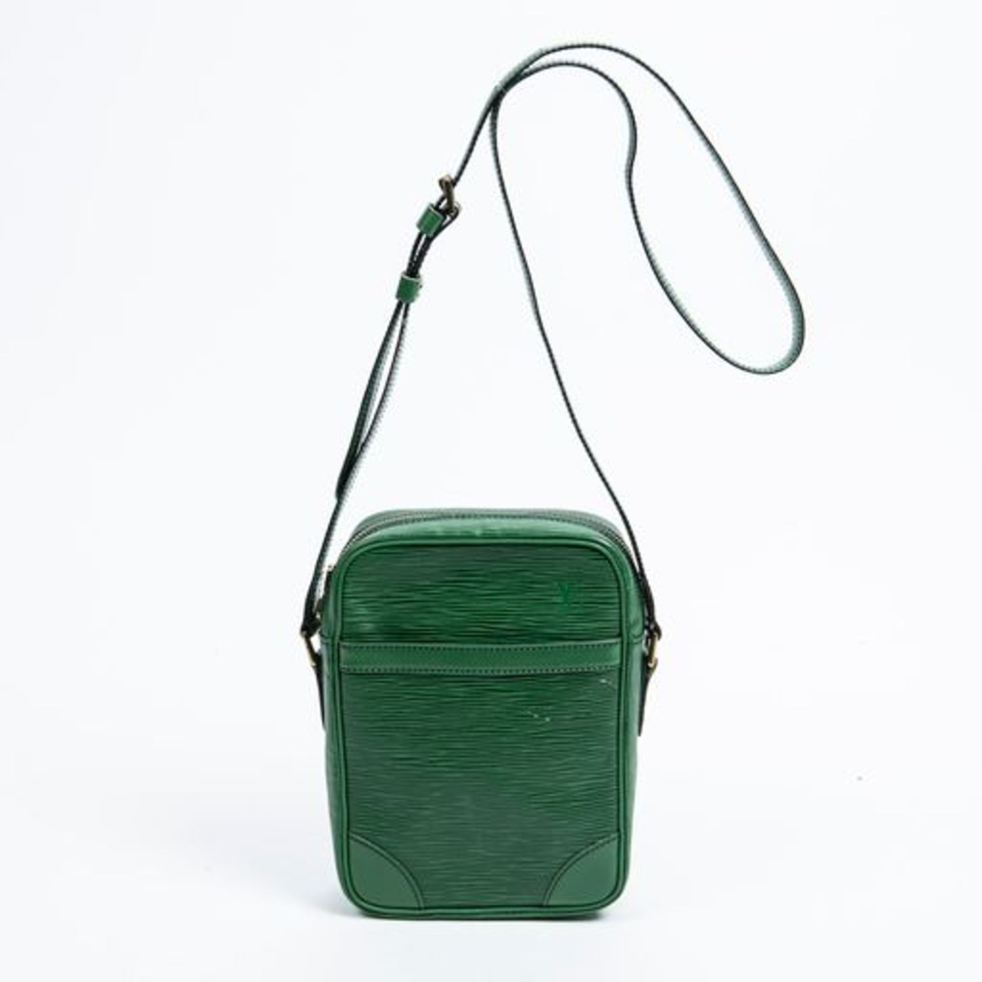 RRP £1000 Louis Vuitton Danube Black Stiching Shoulder Bag Green - AAR1855 - Grade A - (Bags Are Not